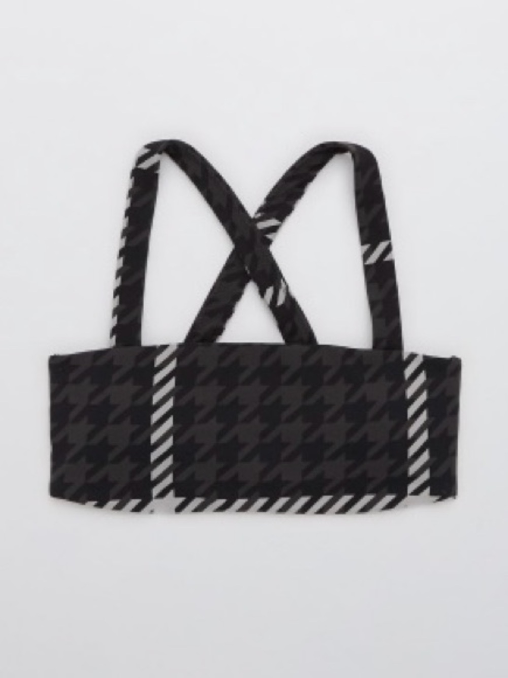 Offline by Aerie Black Real Me Xtra Square Neck Sports Bra, Size Medium